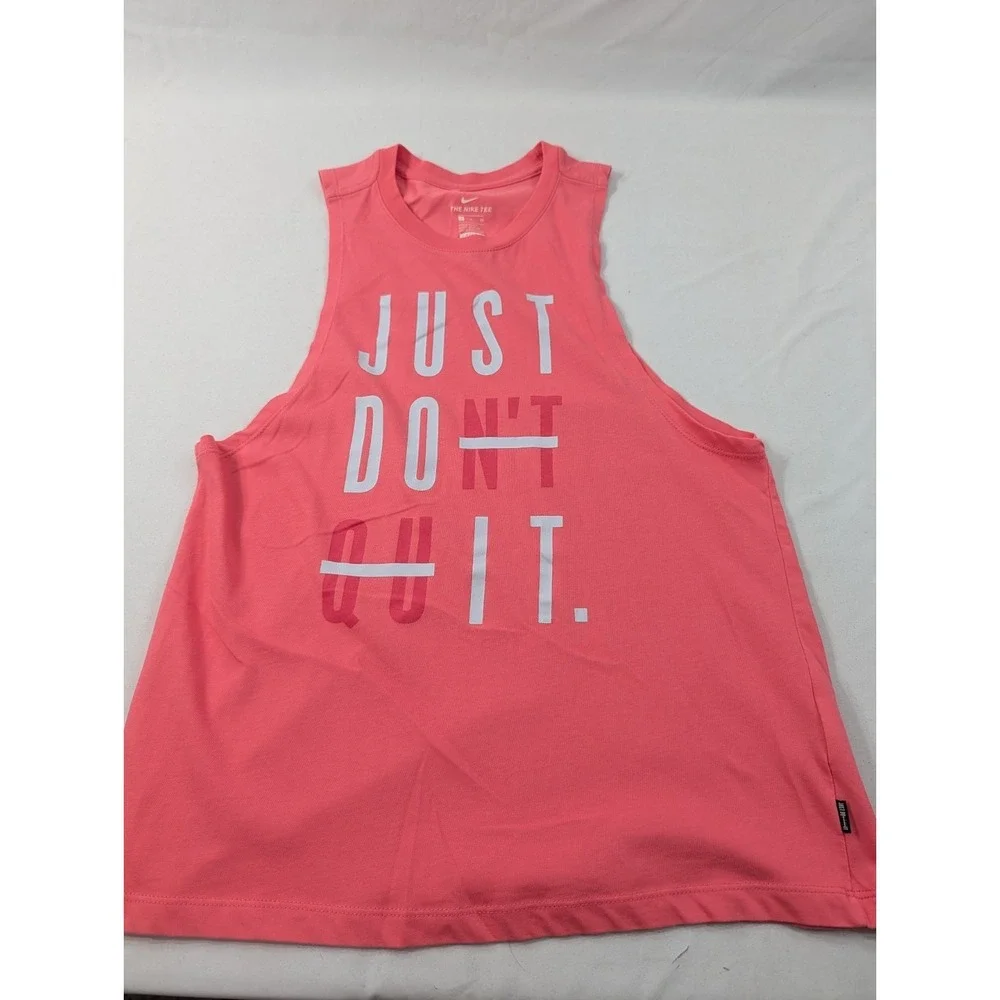 Nike‎ Women's Dont Quit Dri-Fit Tank Pink Small